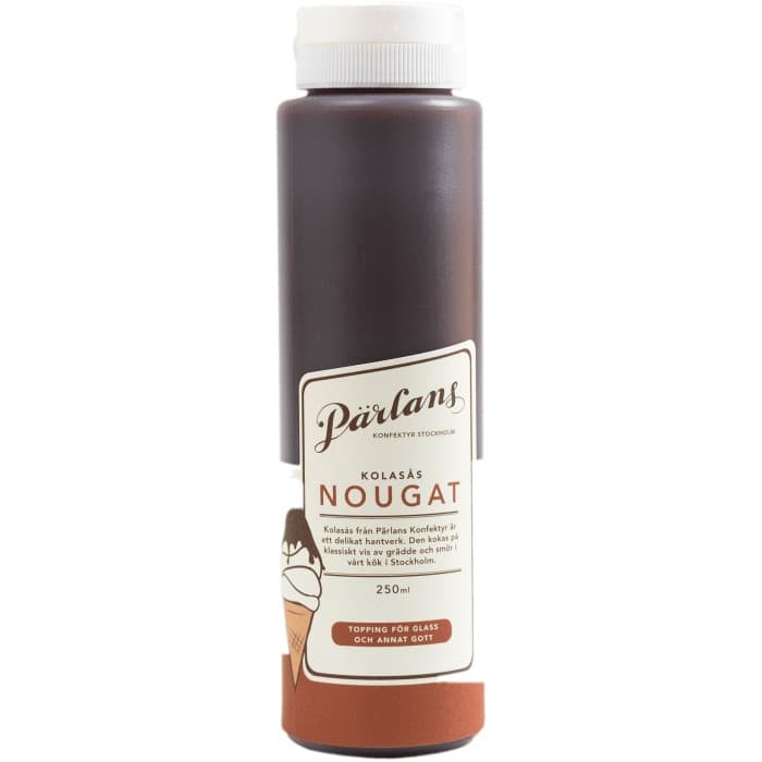 Pärlans Konfektyr Kolasås Nougat Squeeze 250ml