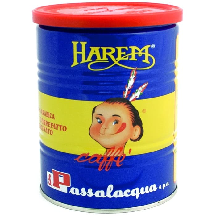 Passalacqua Kaffe Harem Malet Plåtburk 250g