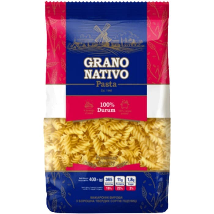 Grano Nativo Pasta Fusilli Durum 400g – från Grano Nativo – 11 kr – hos Delitea