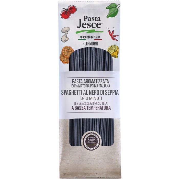Pasta Jesce Spaghetti Nero di Seppia Svart Pasta 500g – från Pasta Jesce – 42 kr – hos Delitea