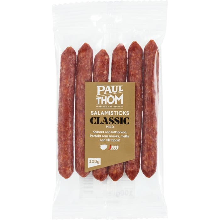 Paul och Thom Salamisticks Classic Mild 100g