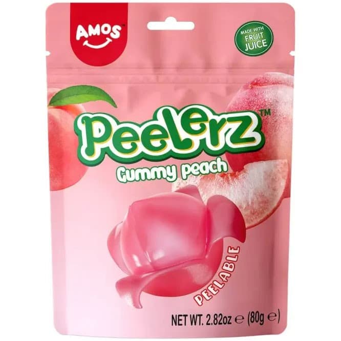 Peelerz Peelable Gummy Peach 80g – från Peelerz – 25 kr – hos Delitea