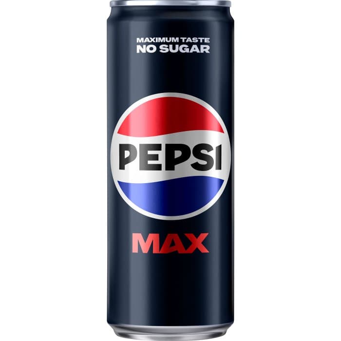 Pepsi Max Burk 33cl – från Pepsi – 12 kr – hos Delitea