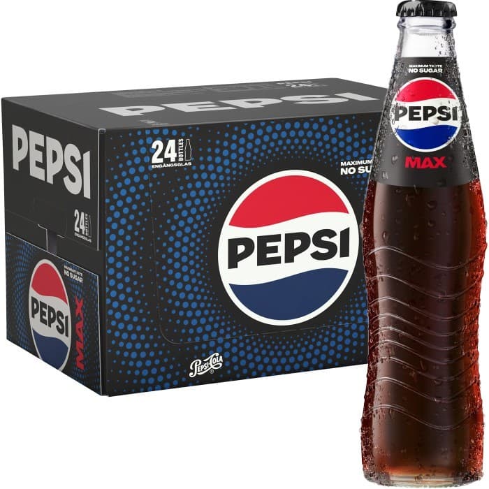 Pepsi Max Glas 24x30cl – från Pepsi – 299 kr – hos Delitea
