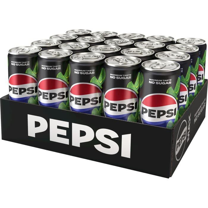 Pepsi Max Lime Burk 20x33cl – från Pepsi – 219 kr – hos Delitea