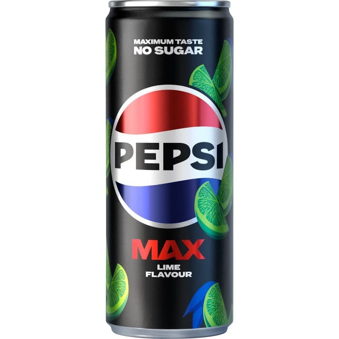 Pepsi Max Lime Burk 33cl – från Pepsi – 12 kr – hos Delitea