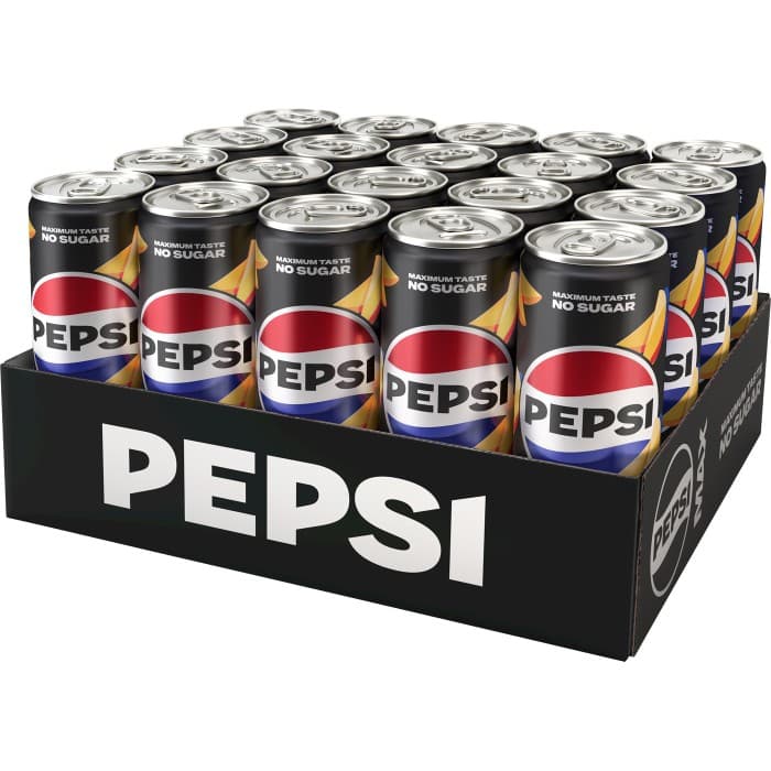 Pepsi Max Mango Läsk Burk 20x33cl – från Pepsi – 219 kr – hos Delitea