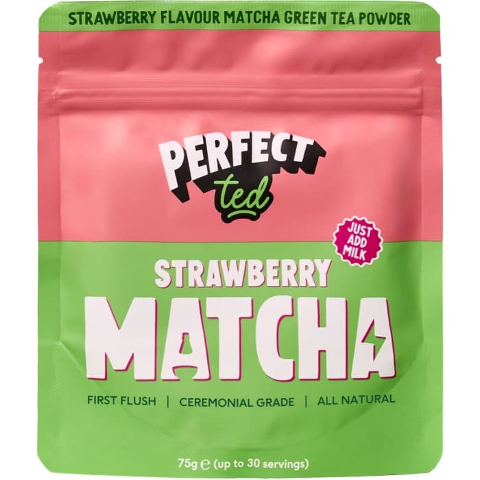 PerfectTed Strawberrry Matcha Pouch 75g