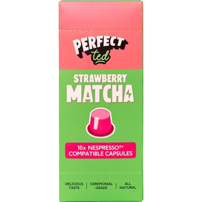PerfectTed Strawberry Matcha Pod 10-pack – från PerfectTed – 94 kr – hos Delitea