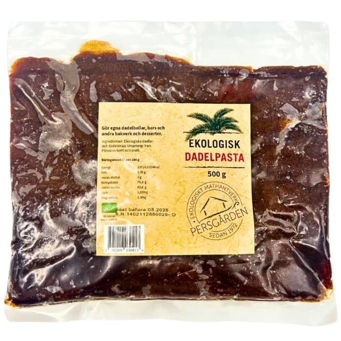 Persgården Eko Dadelpasta 500g – från Persgården – 69 kr – hos Delitea