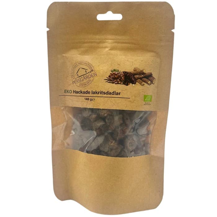 Persgården Eko Hackade Lakritsdadlar 140g – från Persgården – 35 kr – hos Delitea