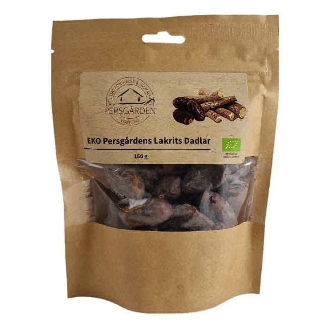 Persgården Eko Lakritsdadlar 150g – från Persgården – 29 kr – hos Delitea