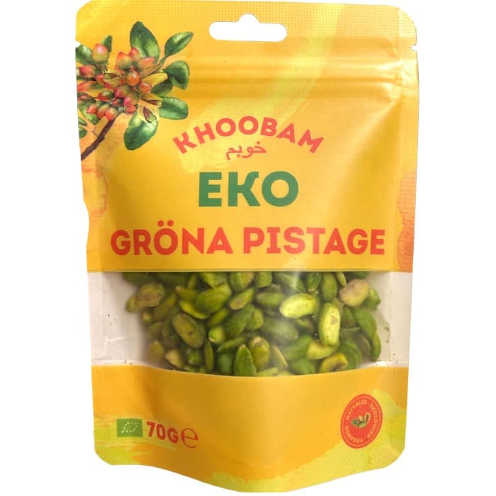 Persiskt Gröna Pistagenötter 70g – från Persiskt – 49 kr – hos Delitea