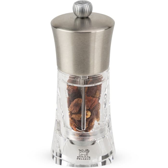 Peugeot Ouessant Chili Mill Transparent/Inox 14cm från Peugeot – köp hos Delitea