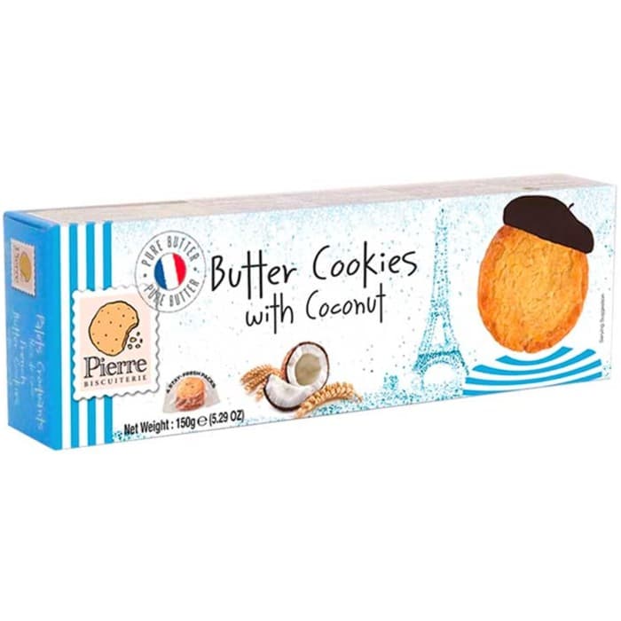 Pierre Biscuiterie Coconut Shortbread 150g – från Pierre Biscuiterie – 45 kr – hos Delitea