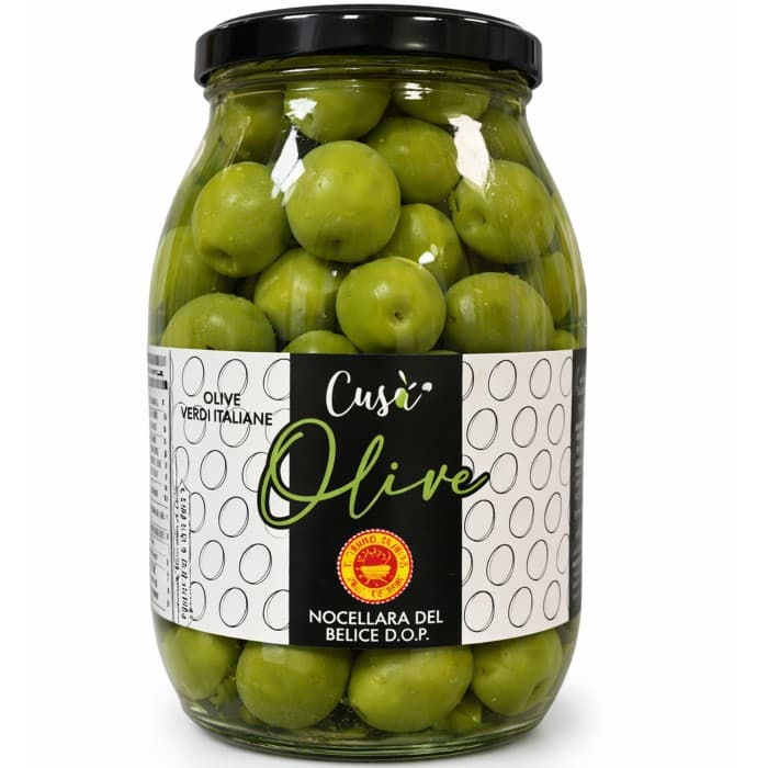 Pisciotta Pietro Nocellara Oliver Gröna 1050g från Pisciotta Pietro – köp hos Delitea