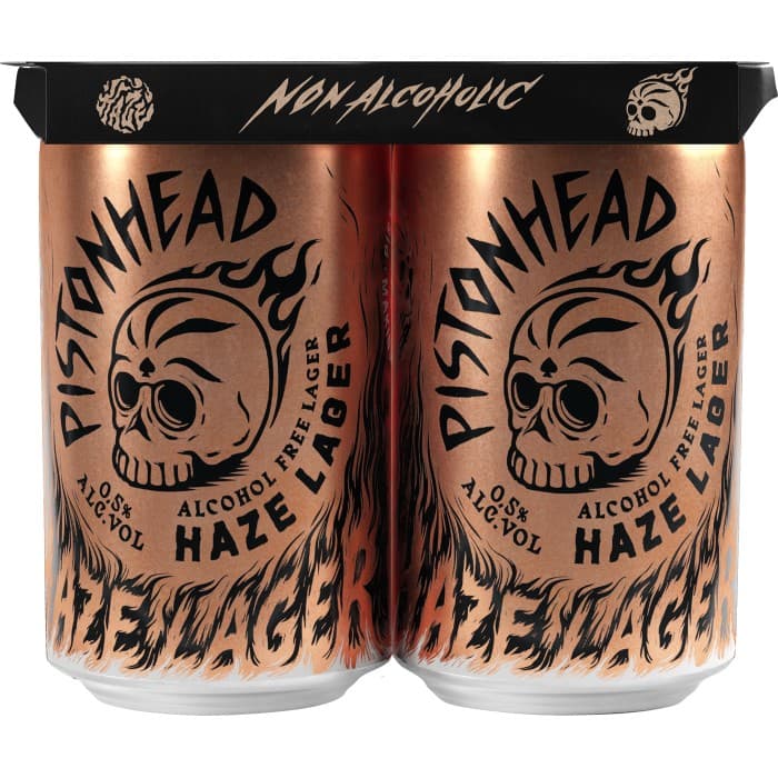 Pistonhead Haze Lager 0,5% Burk 4x33cl – från Pistonhead – 43 kr – hos Delitea