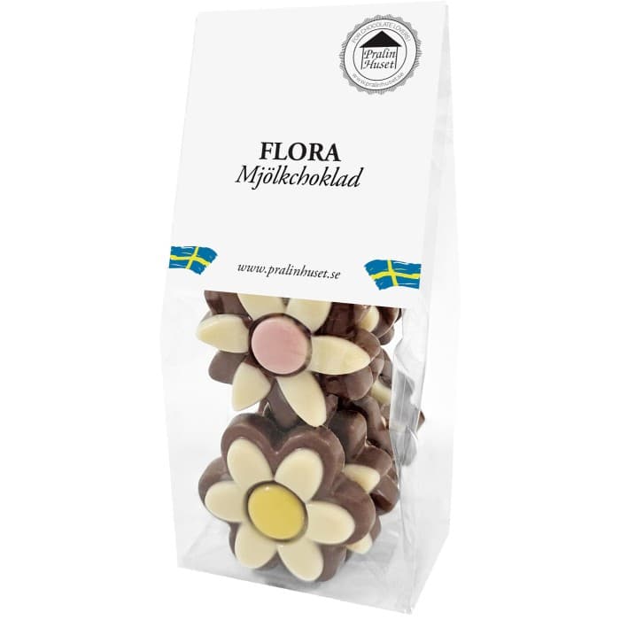 Pralinhuset Chokladblommor Flora 100g – från Pralinhuset – 79 kr – hos Delitea