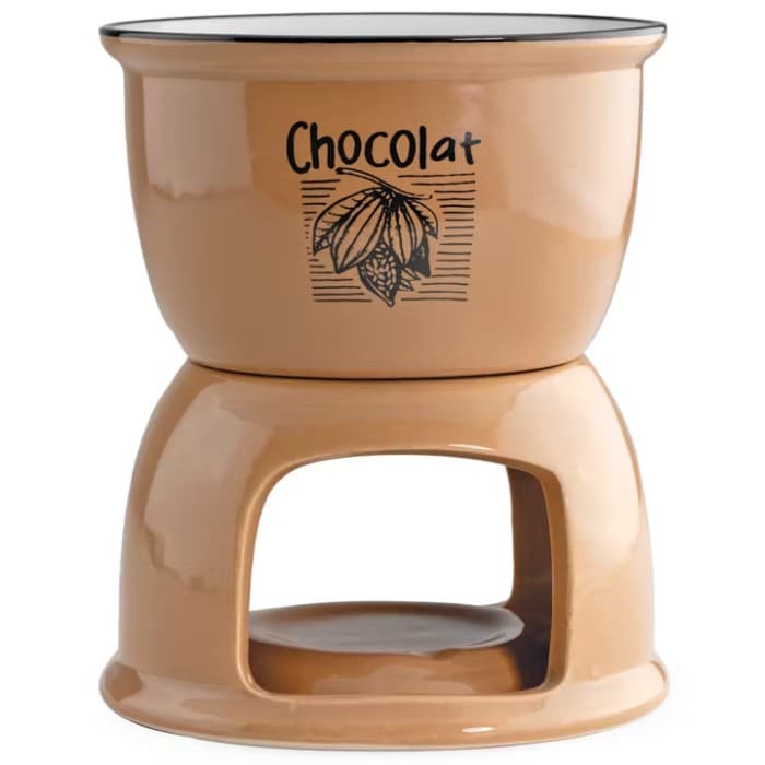 Pralinhuset Fondue Set med 2st Gafflar 11,5cm