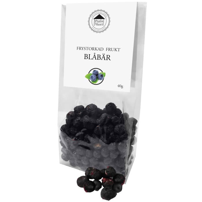 Pralinhuset Frystorkade Blåbär 40g