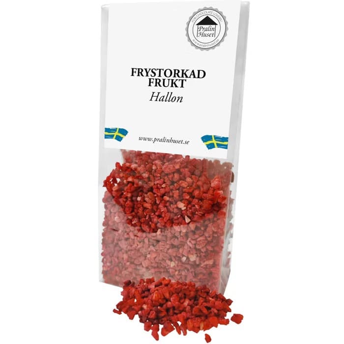 Pralinhuset Frystorkade Hallon 30g från Pralinhuset – köp hos Delitea