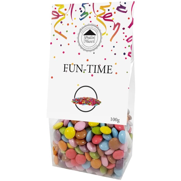 Pralinhuset Fun Time Påse 100g – från Pralinhuset – 65 kr – hos Delitea