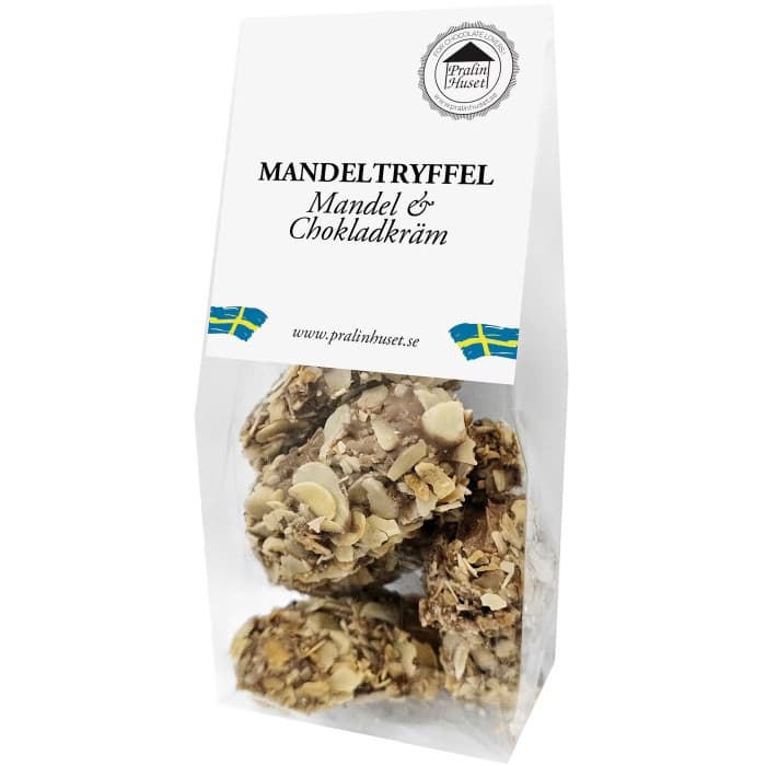 Pralinhuset Mandel & Chokladkräm Tryffel 100g – från Pralinhuset – 104 kr – hos Delitea