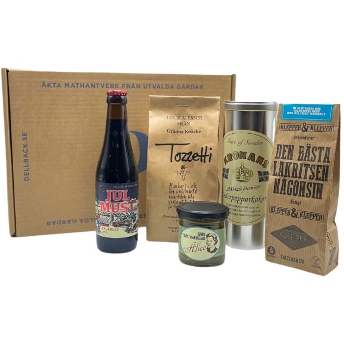 Presentlåda Mellanstora Julgåvan – 365 kr – hos Delitea