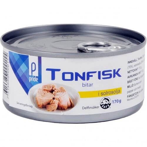 Pride Tonfiskbitar i Solrosolja 170g – från Pride – 19 kr – hos Delitea