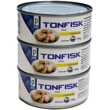 Pride Tonfisk i Solrosolja 3x150g – från Pride – 52 kr – hos Delitea