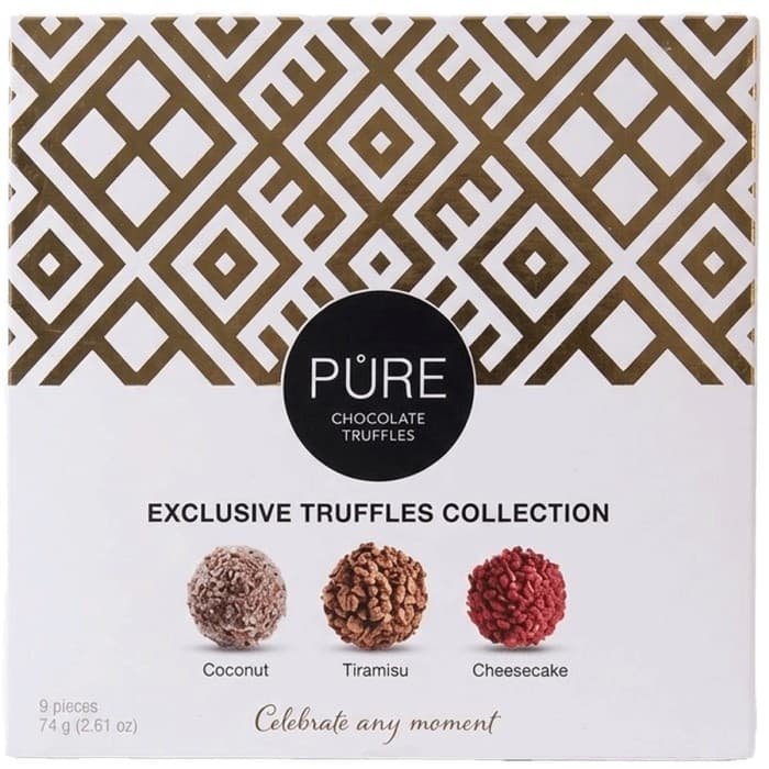 Pure Chocolate Tryffel Golden Collection 74g – från Pure Chocolate – 52 kr – hos Delitea
