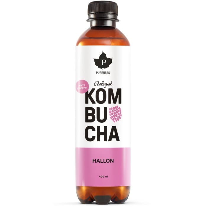 Pureness Kombucha Hallon 40cl från Pureness – köp hos Delitea