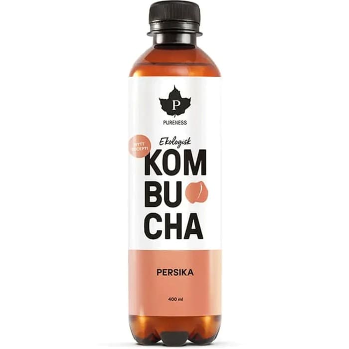 Pureness Kombucha Persika 40cl – från Pureness – 33 kr – hos Delitea