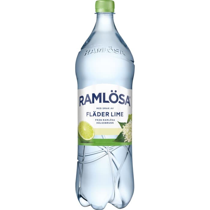 Ramlösa Fläder Lime Kolsyrat Mineralvatten 1,5L