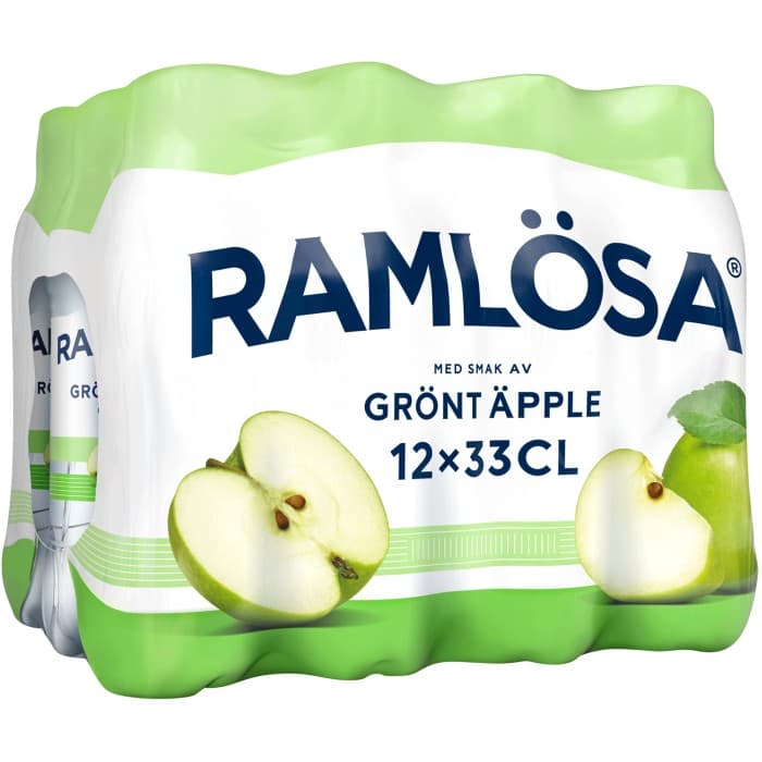 Ramlösa Grönt Äpple PET 12x33cl – från Ramlösa – 65 kr – hos Delitea