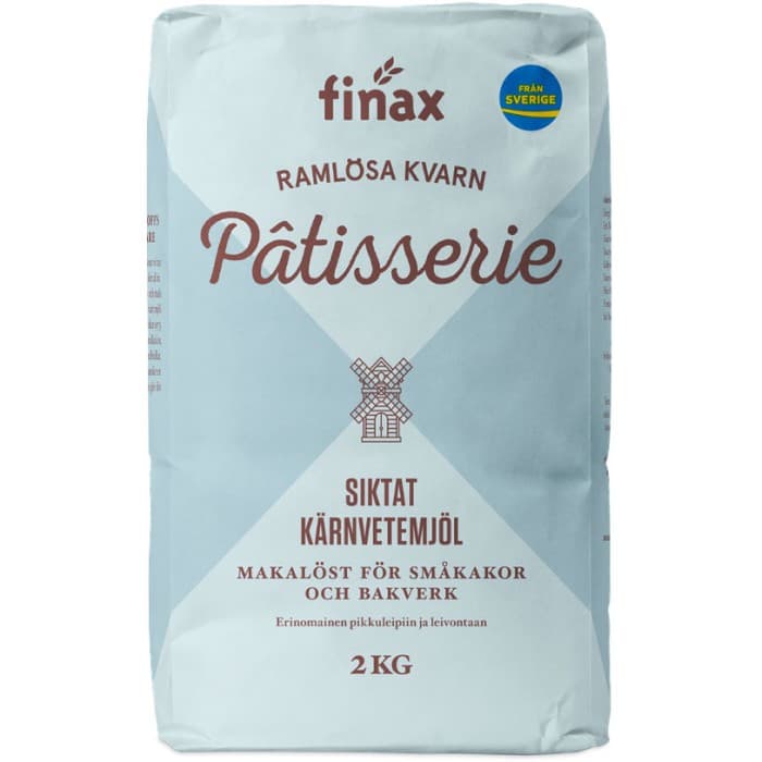 Ramlösa Kvarn Patisserie Vetemjöl 2kg från Finax – köp hos Delitea