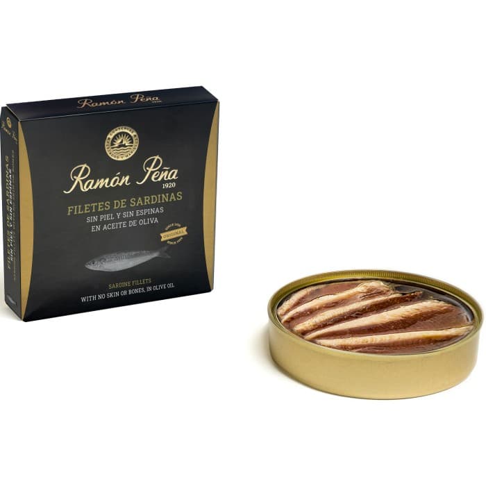 Ramon Pena Sardinfiléer utan Skinn & Ben 130g från Ramón Peña - köp hos Delitea