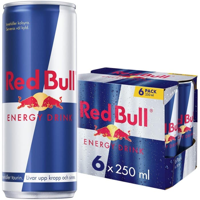 Red Bull Energidryck 6x25cl från Red Bull – köp hos Delitea