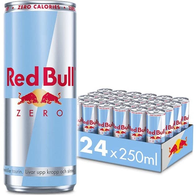 Red Bull Energy Drink Zero 24x25cl – från Red Bull – 397 kr – hos Delitea