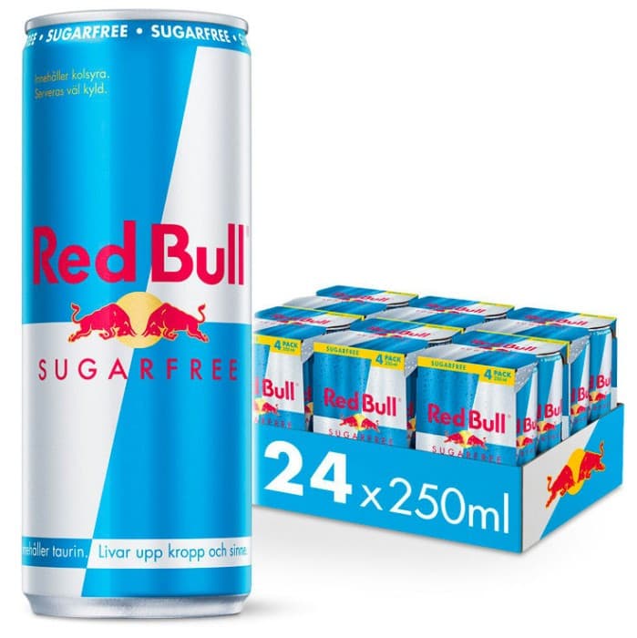 Red Bull Sockerfri 24x25cl från Red Bull – köp hos Delitea