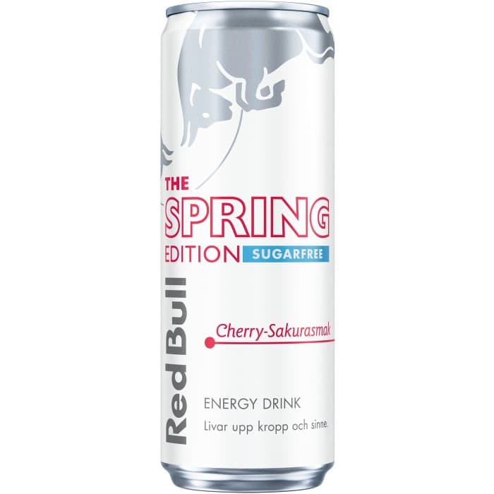Red Bull Spring Edition Sockerfri Energidryck 35,5cl – från Red Bull – 25 kr – hos Delitea