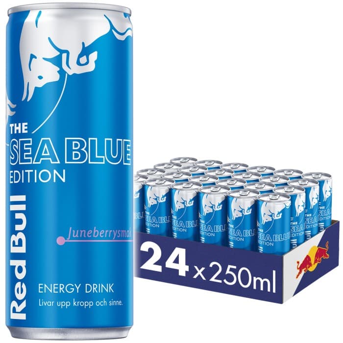 Red Bull Sea Blue Edition Energidryck Burk 24x25cl från Red Bull – köp hos Delitea