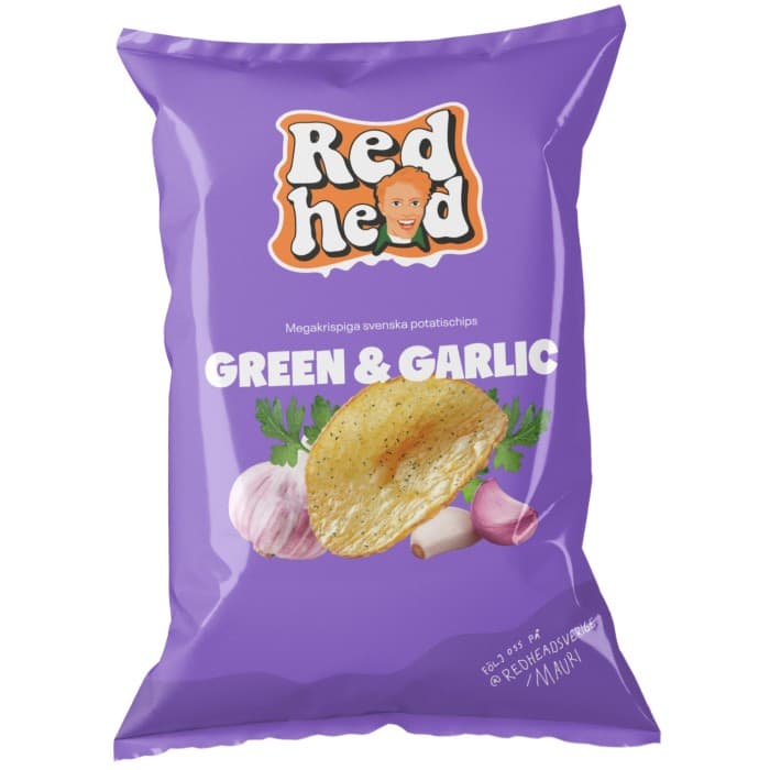 Redhead Green & Garlic 150g – från Redhead – 34 kr – hos Delitea