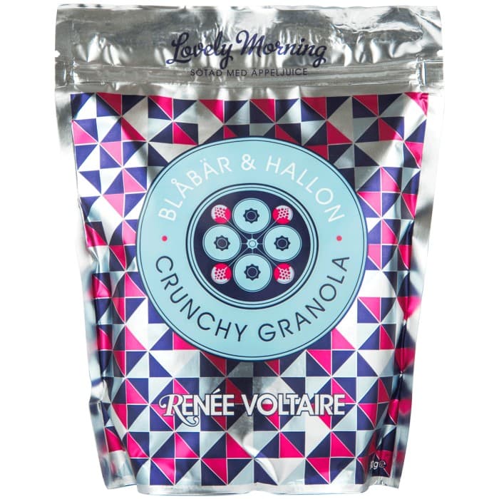Renée Voltaire Crunchy Granola Hallon & Blåbär 500g – från Renée Voltaire – 56 kr – hos Delitea