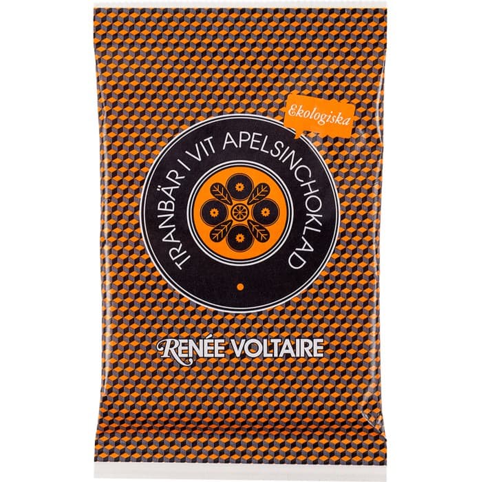 Renée Voltaire Tranbär i Vit Apelsinchoklad 45g – från Renée Voltaire – 39 kr – hos Delitea