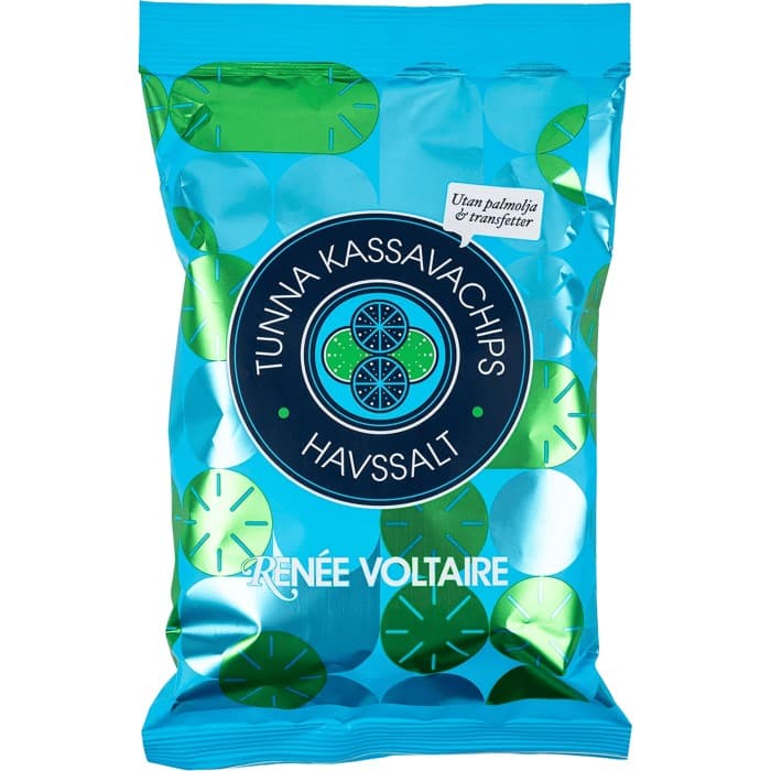 Renée Voltaire Tunna Kassavachips Havssalt 100g – från Renée Voltaire – 39 kr – hos Delitea