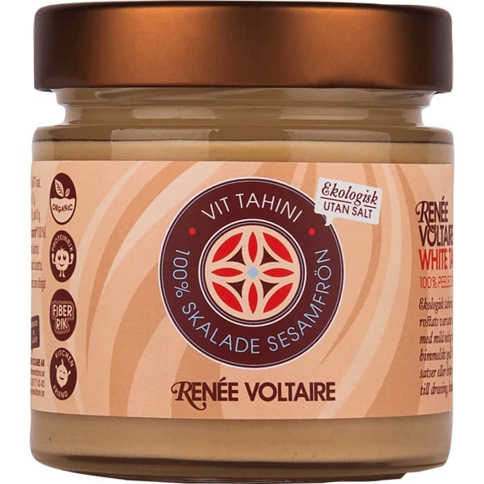 Renée Voltaire Vit Tahini 100% Skalade Sesamfrön Eko 220g – från Renée Voltaire – 52 kr – hos Delitea