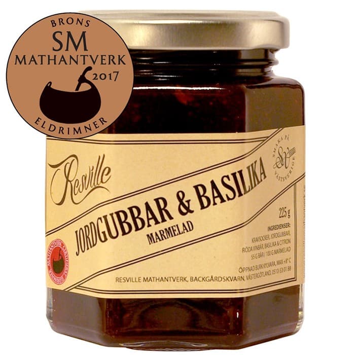 Resville Jordgubb & Basilikamarmelad 225g – från Resville – 84 kr – hos Delitea