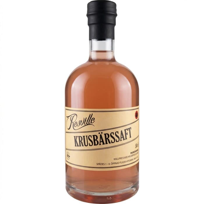 Resville Kallpressad Krusbärssaft 500ml från Resville – köp hos Delitea