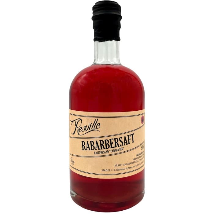 Resville Kallpressad Rabarbersaft 50cl